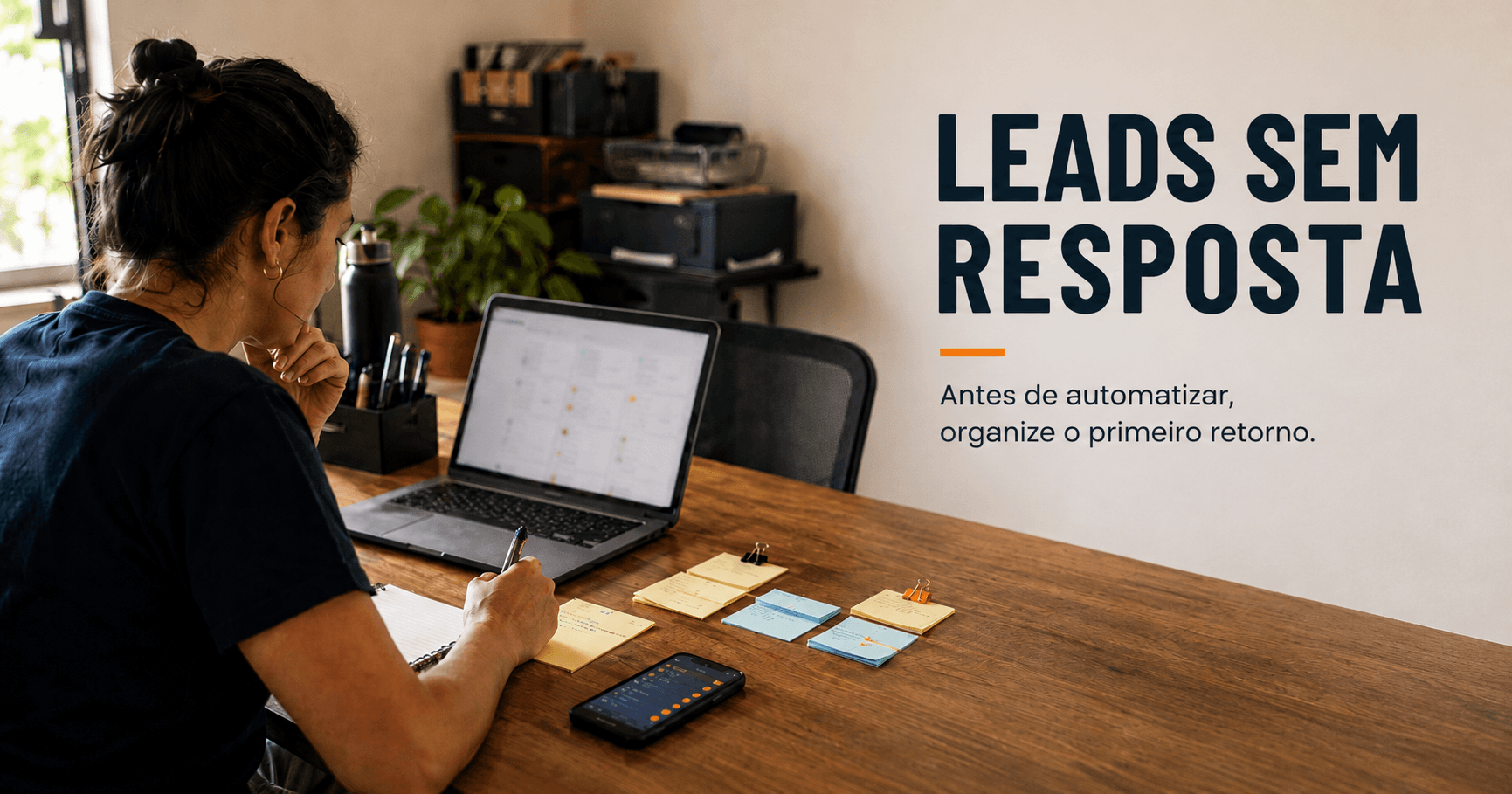 Leads sem resposta: organize o primeiro retorno antes da IA